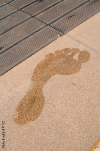 trace de pied