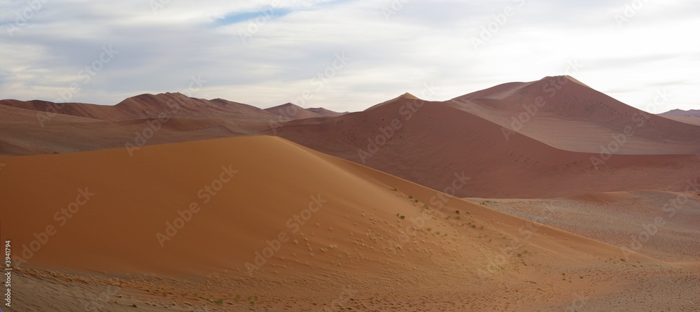 Dunes roses et oranges - Désert du Namib