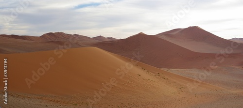 Dunes roses et oranges - Désert du Namib
