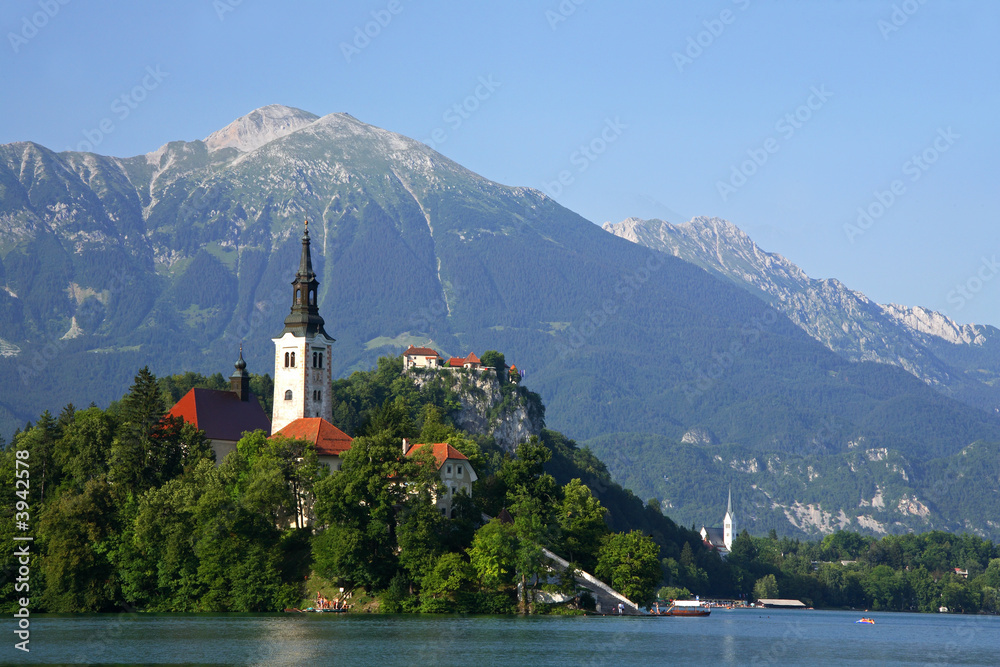 Bled church, Slovenia