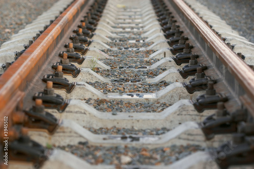 old rusty railway lines