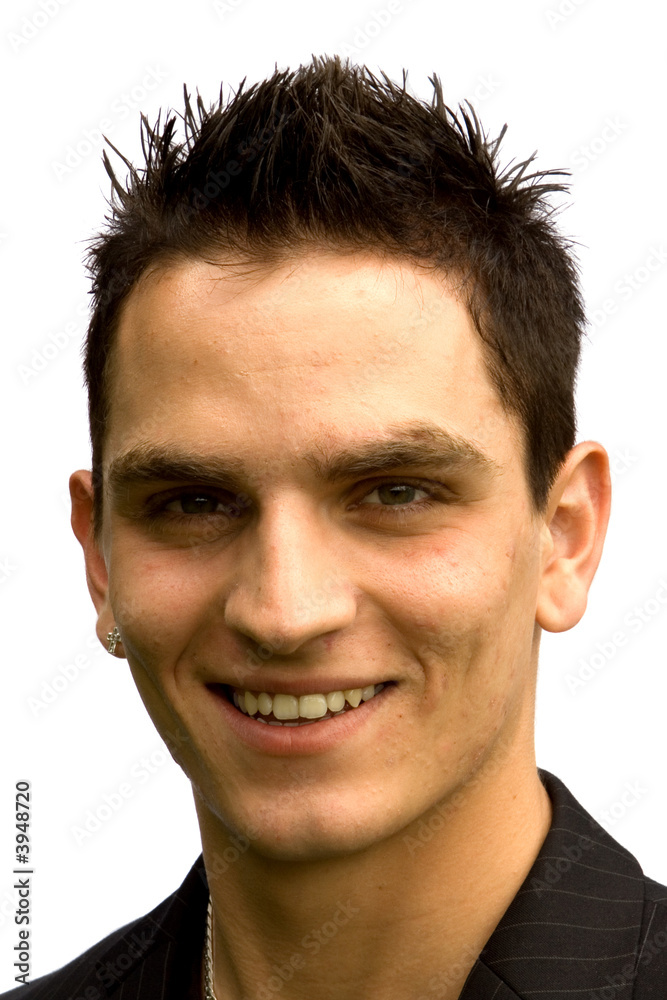 Obraz premium Smiling Young Man Portrait