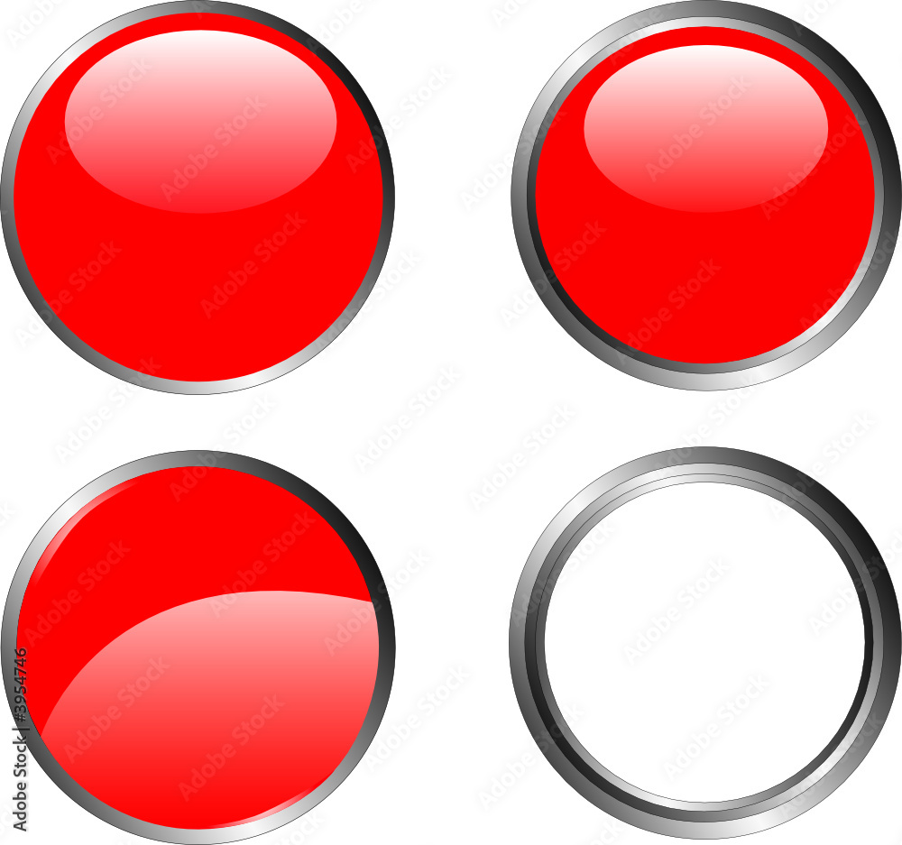 Red Web Buttons Red Web Buttons