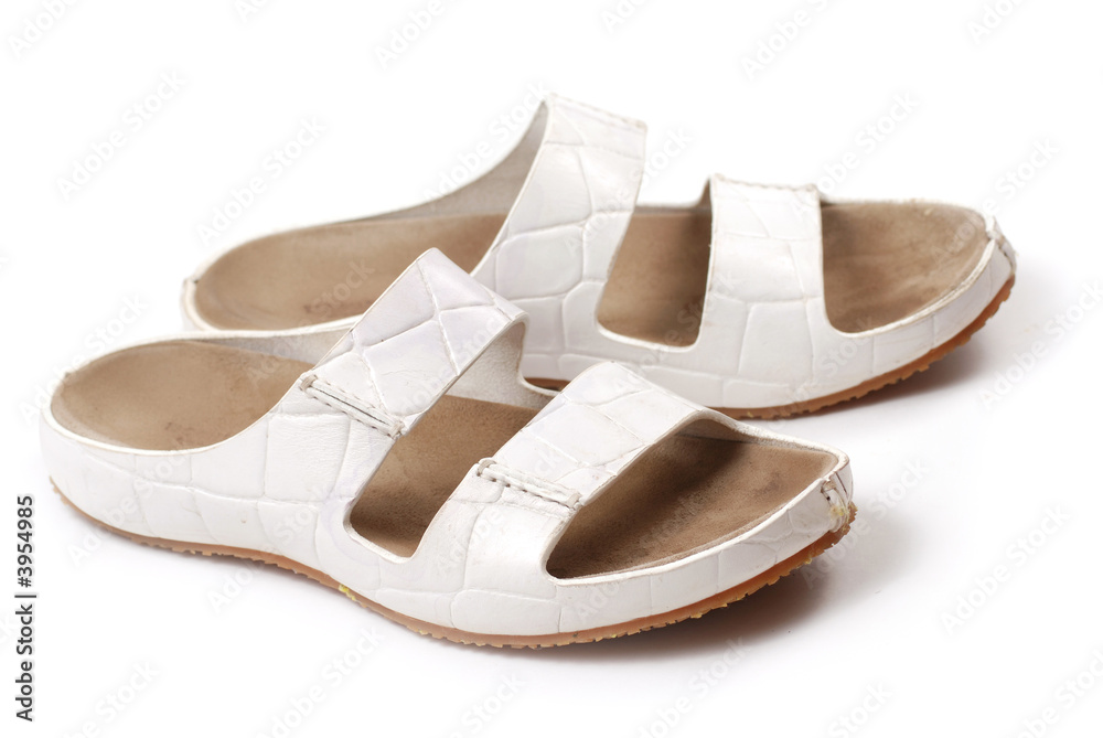 Fototapeta premium Summer beach shoes