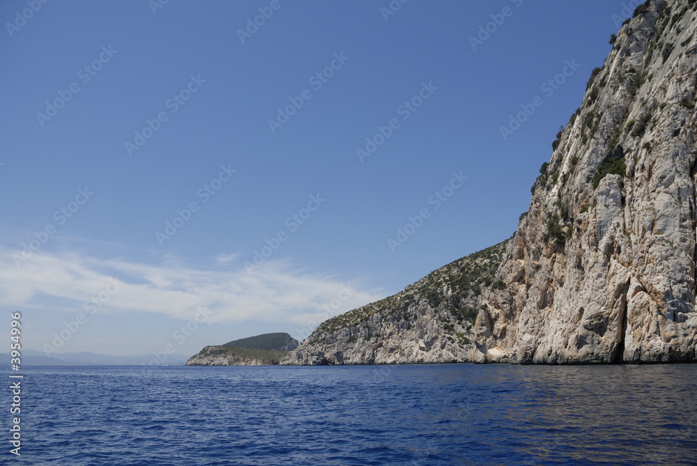 Sardinia coastline near porto rotondo