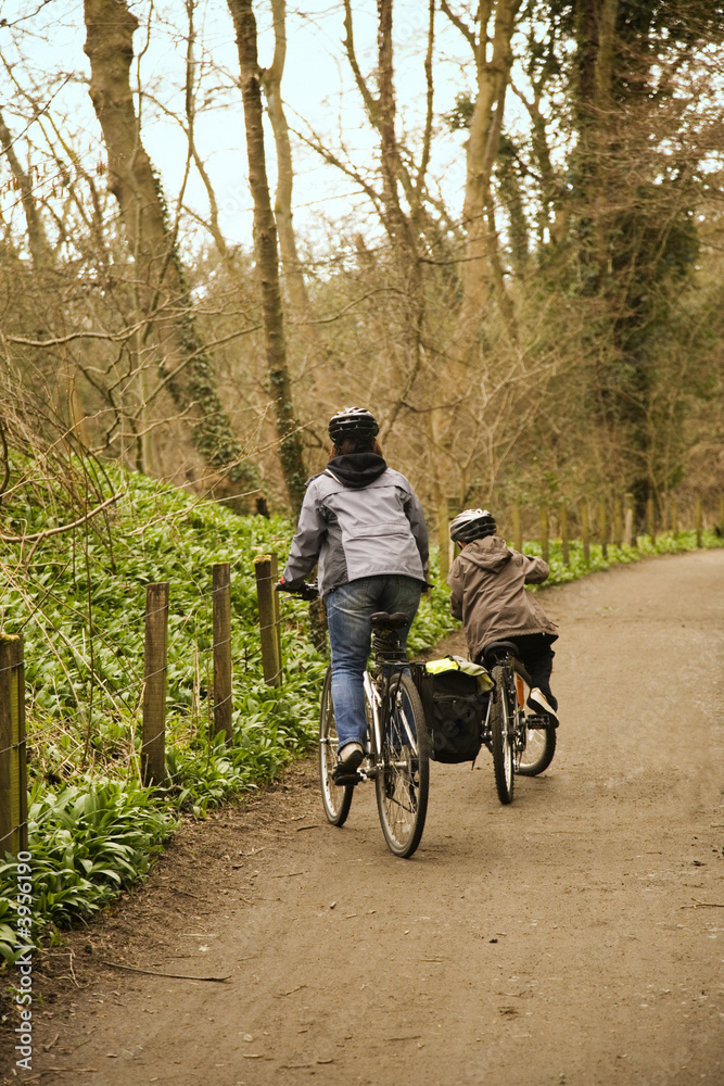 Obraz premium Cyclists