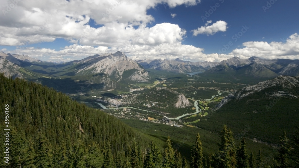 View from Sulfer Mountain, Banff