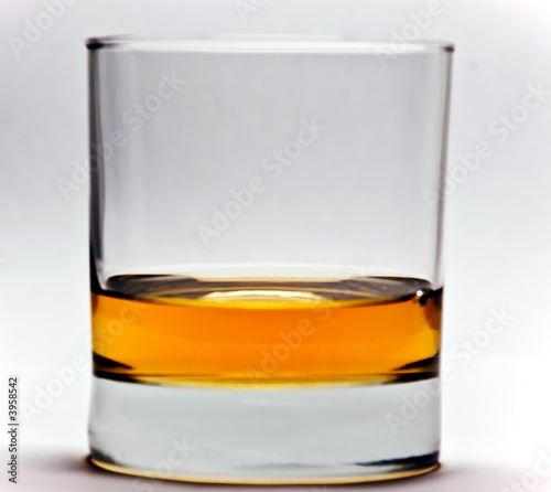 Whisky  glass - full simple view photo