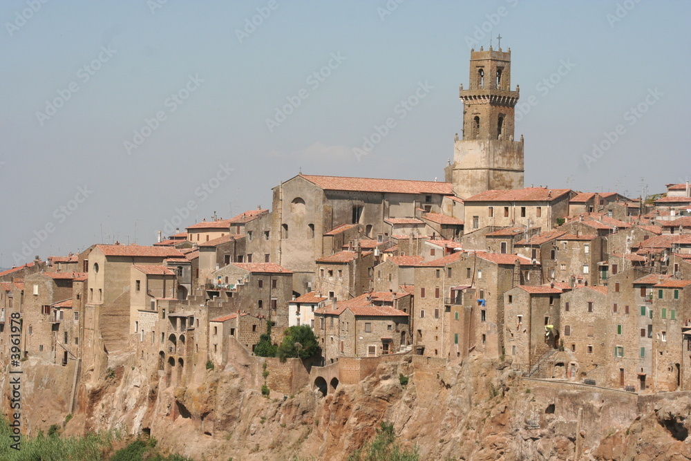 Obraz premium Widok Pitigliano