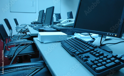 computer room in press office