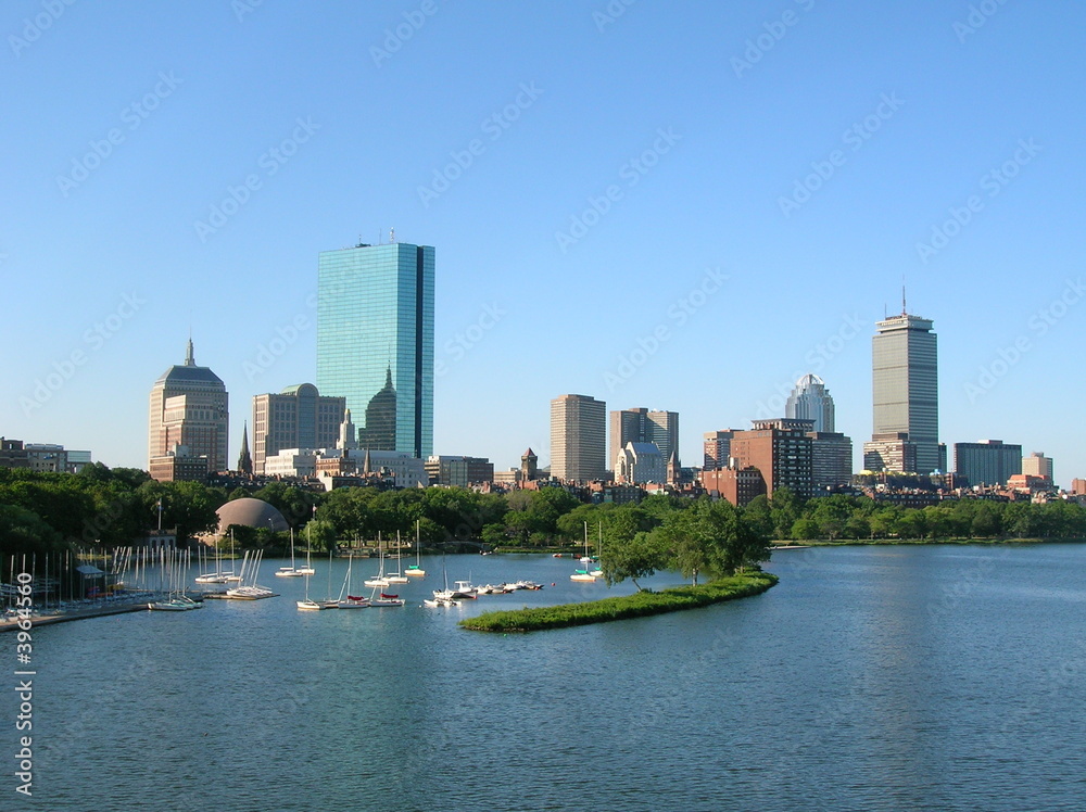 Boston skyline.