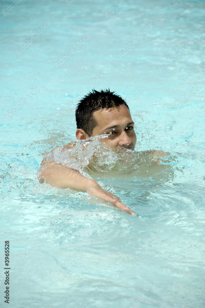 Man swimming