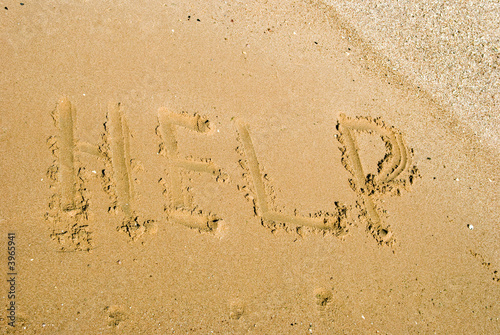 sign on the sand © PaulPaladin