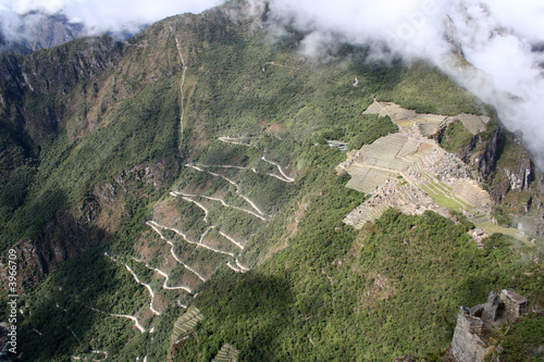 Le Machu Picchu vu depuis le Huayna Picchu