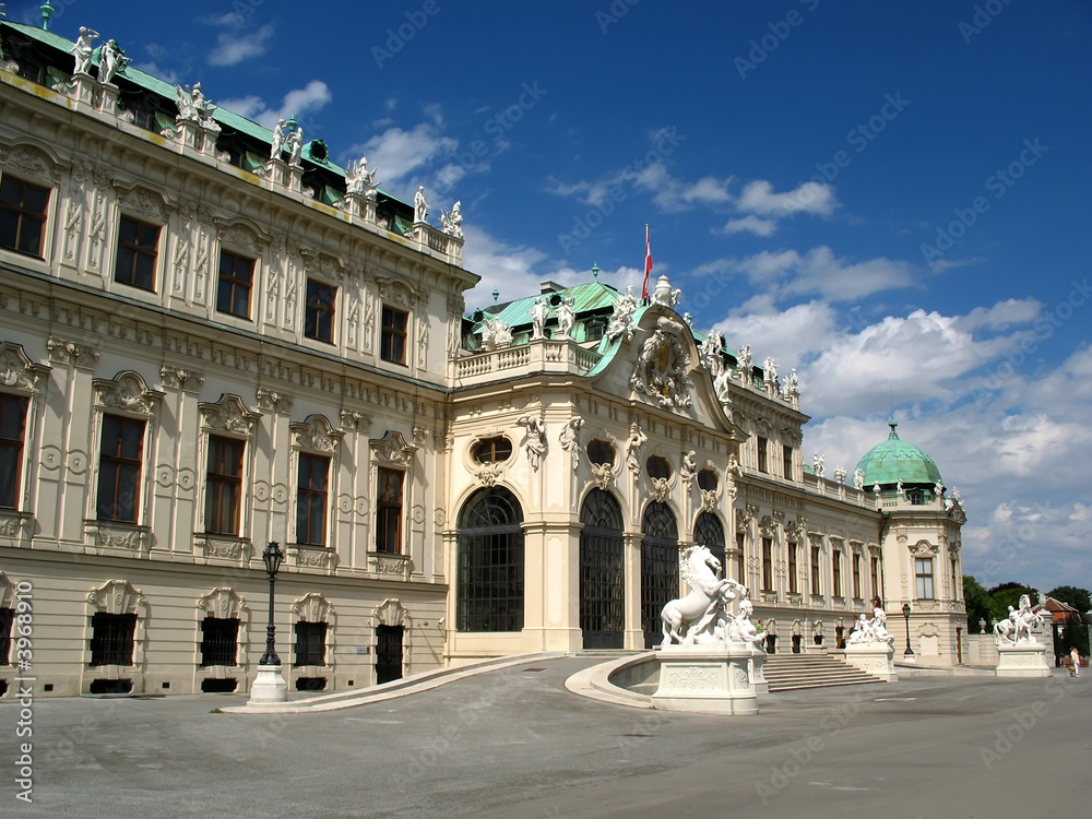 Belvedere palace in vienna
