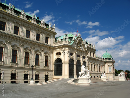 Photography Belvedere palace in vienna