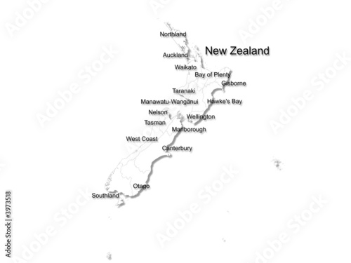 new zealand map