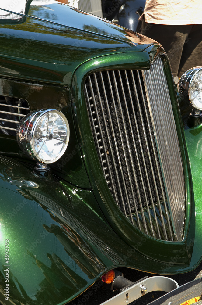 Emerald Green Custom Car
