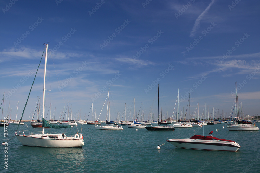 Fototapeta premium Boats in Harbor