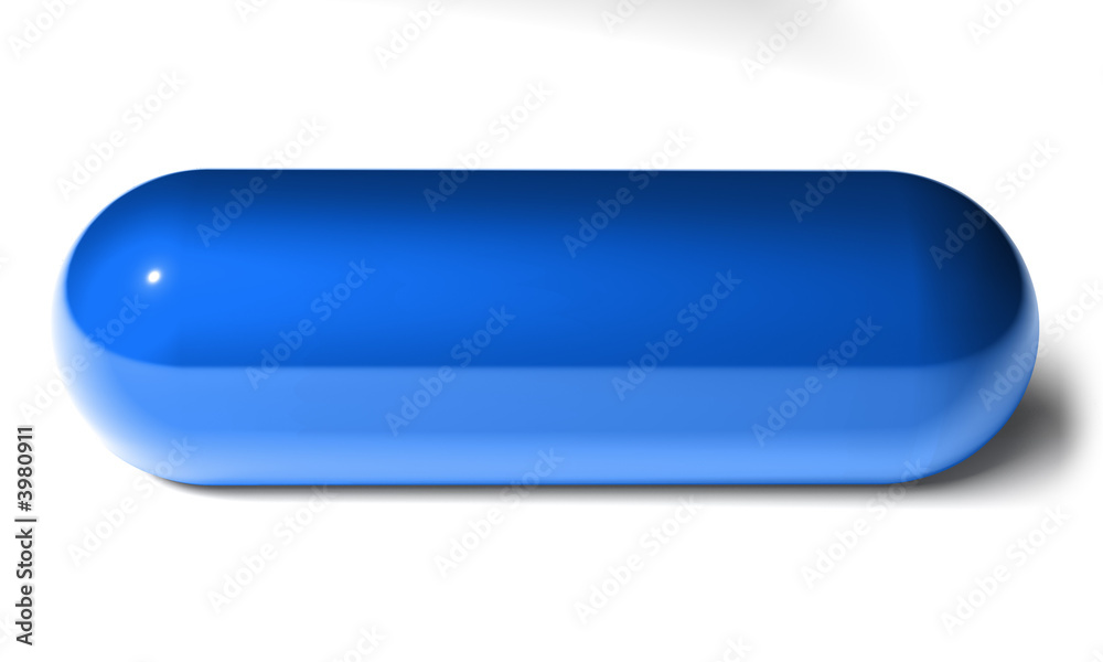 blauer Button blauer Button