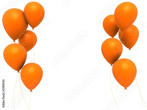 orange luftballons