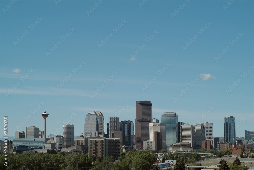 Calgary Downtown facing East