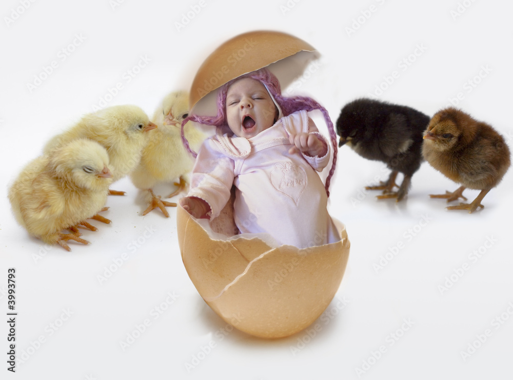 New born baby girl