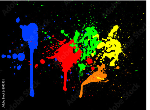 Ink splats