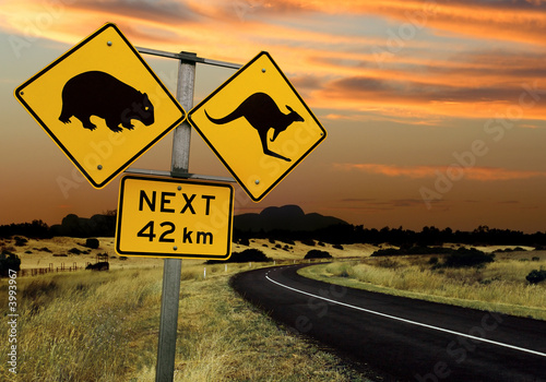 Australian road sign photo