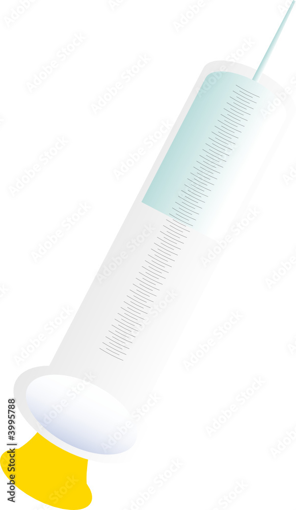 illustration of an medical injection illustration of an medical injection