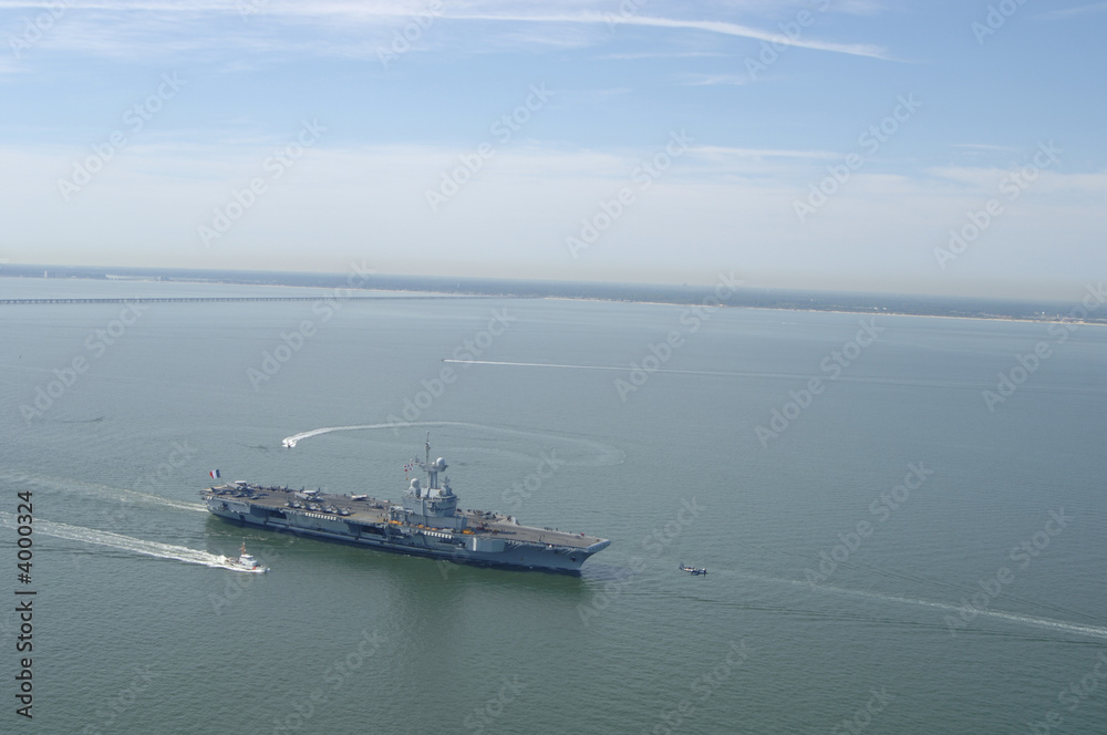 Fototapeta premium Aircraft Carrier Charles De Gaulle