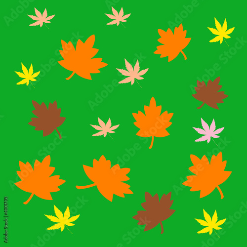 autumn bright leaf