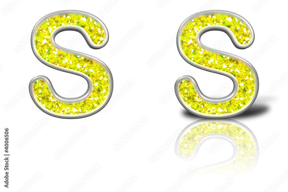 Naklejka premium alphabet lumineux