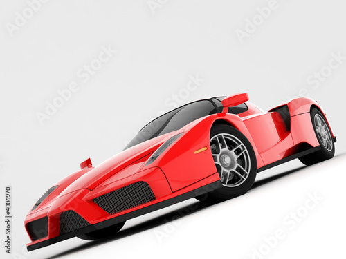 Obraz na plátně red sports car