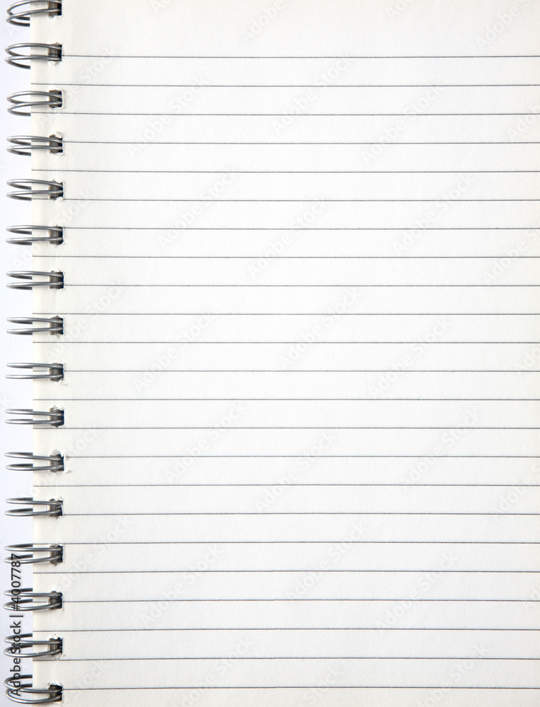 A blank page of an old notebook. A blank page of an old notebook.