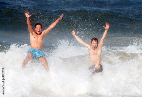 Photo of beach fun in USA.