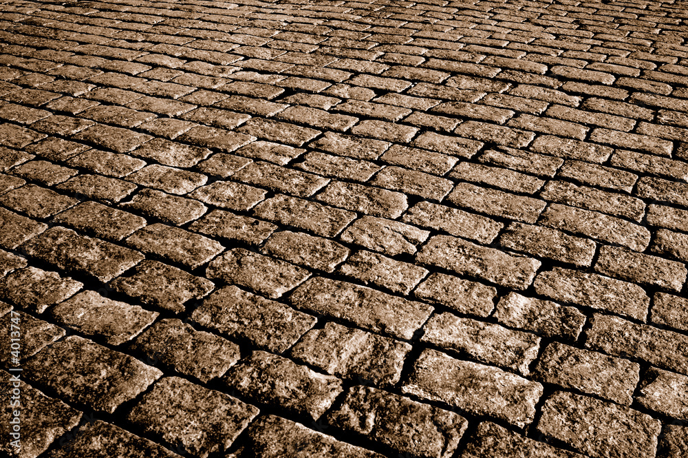 sepia cobblestone