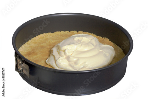 Making a cheesecake