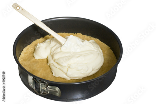Making a chessecake