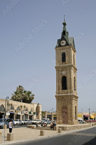 Clock tower in Jaffa, tel aviv,israel