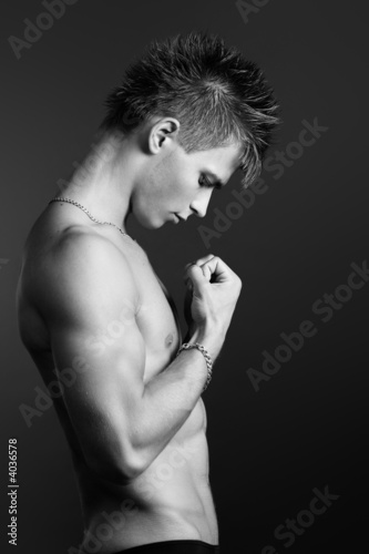 Handsome guy torso
