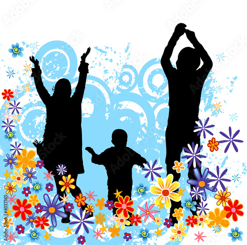 family silhouettes