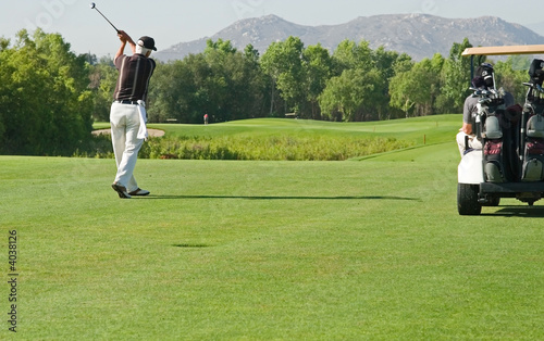 Playing Golf