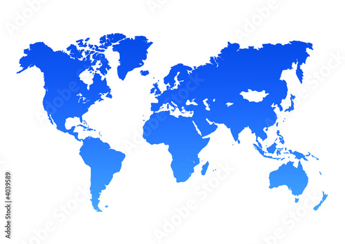 blue map photo