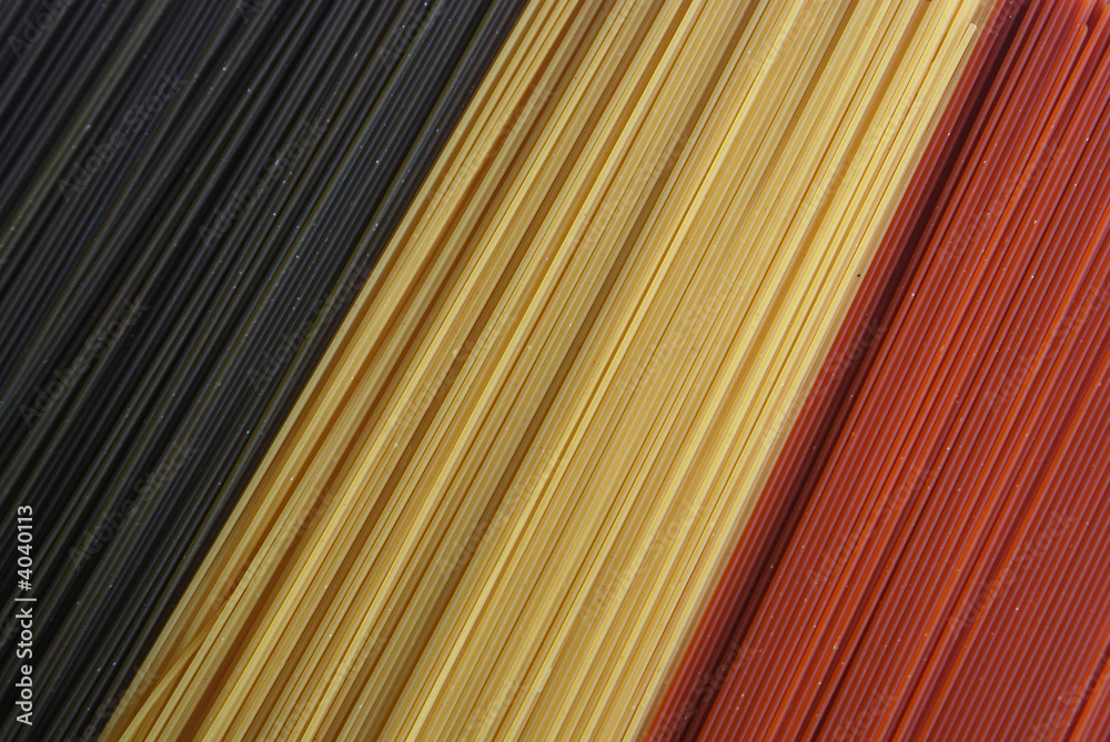 Obraz premium tri color pasta