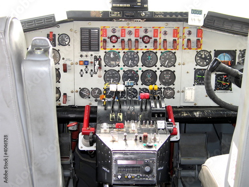 Airplane cockpit