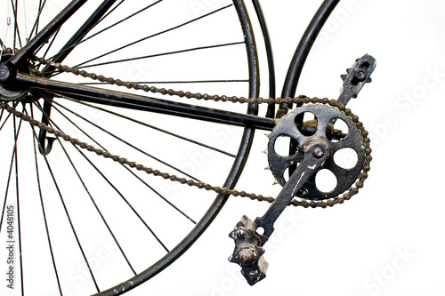Ancient bicycle parts