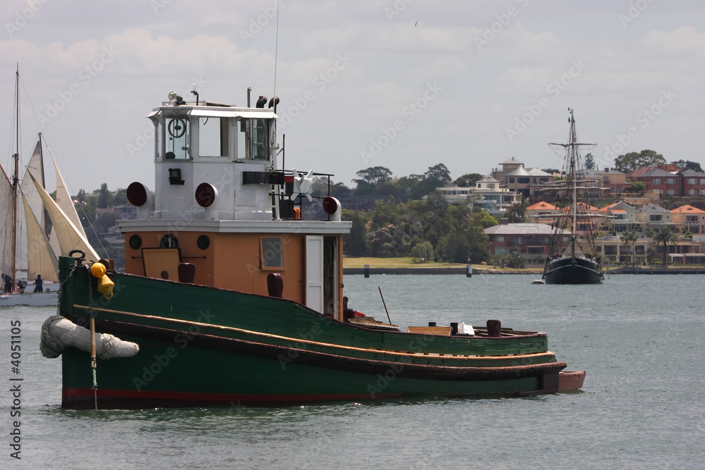 Fototapeta premium Harbour Boat