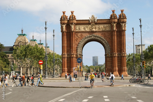 Arc de Triomf in Barcelona photo