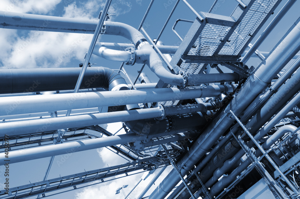 main pipeline inside oil refinery main pipeline inside oil refinery